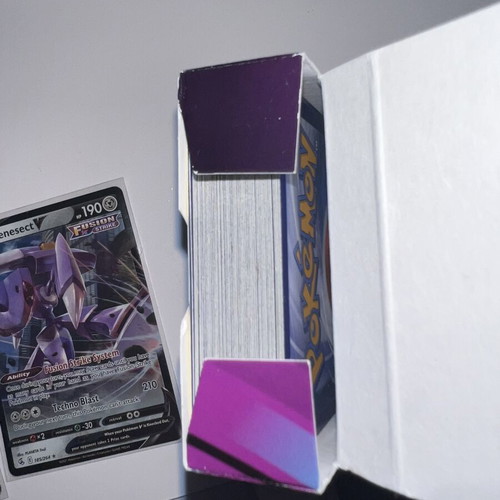 Pokemon Mew VMAX Deck used with minor card wear