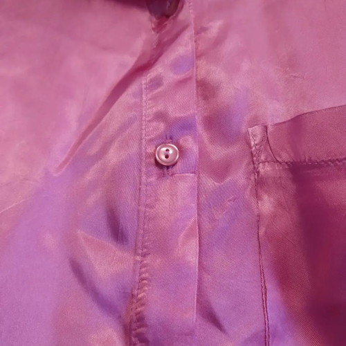 Satin pink shirt like new, size S/M