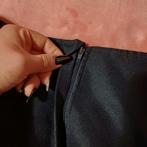 Parade pencil skirt size 50 (XL) like new, dark blue to black