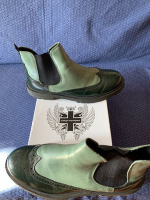 Μποτάκια Bottega Marchigiana μεταχειρισμένα, πράσινα, μέγεθος 45