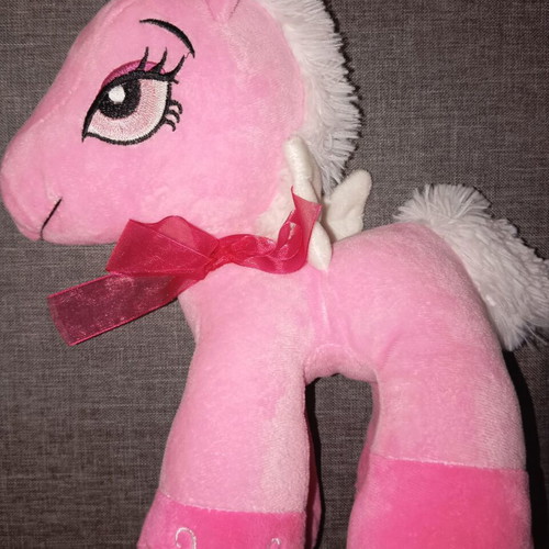 Pink plush unicorn like new