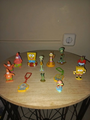 SpongeBob SquarePants figures used