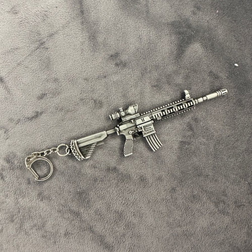Metal M416 miniature keychain new