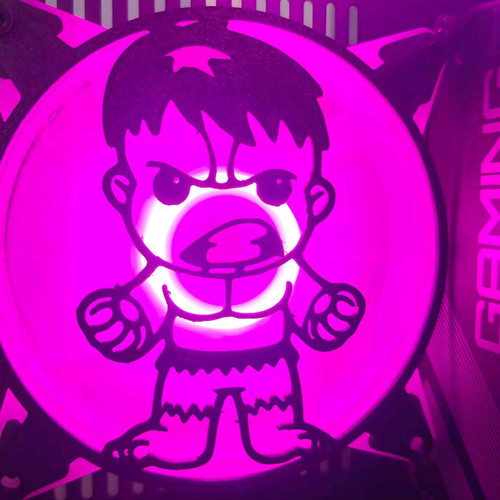 Superheroes fan cover 120 mm like new, 1 piece