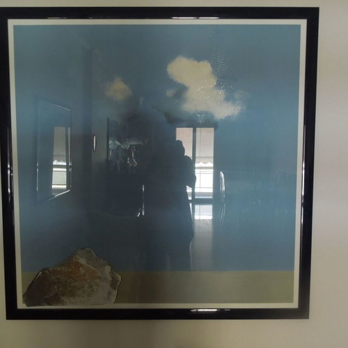 Silk Screen Print Tsoklis like new, 108 x 108 cm