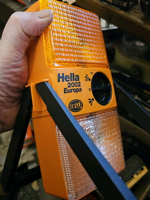 Hella safety warning light used