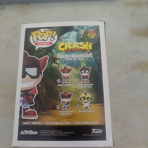 Funko Pop Crash Bandicoot special edition like new