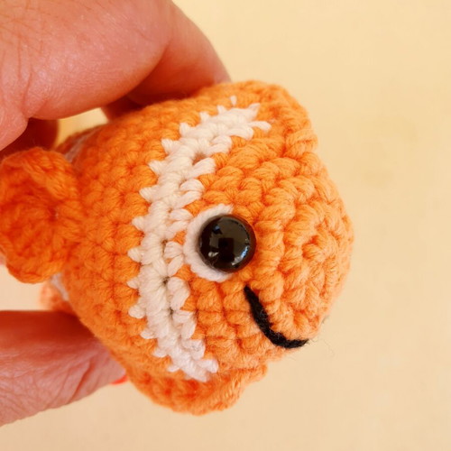 Nemo Fish Keyring new limited edition handmade crochet