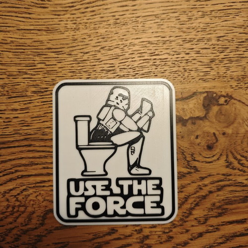 Star Wars bathroom door sign like new