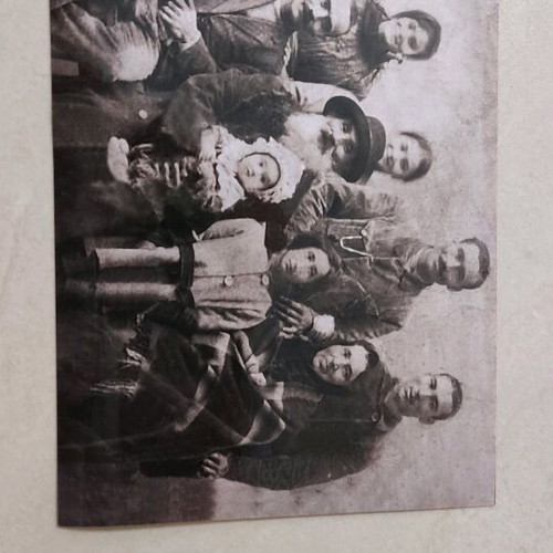 Family portrait from early 20th century like new