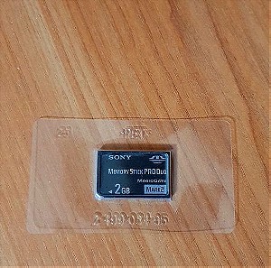 Memory Stick Pro Duo 2 gb