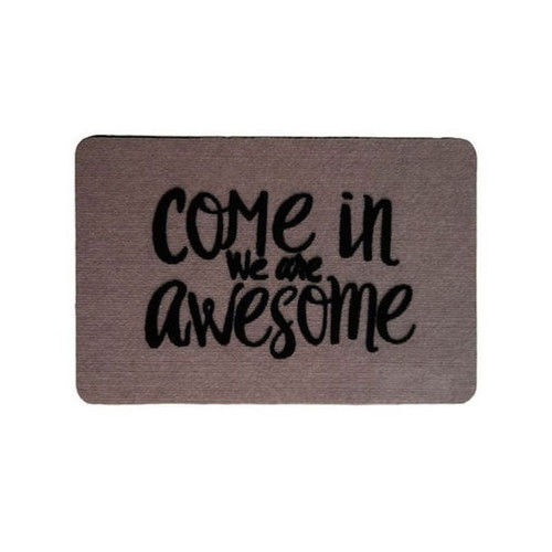 Flocky E-0569B carpet entrance mat brown 40×60cm new Sidirela