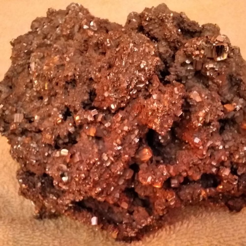 Pyrite mineral used, stone 13x10 cm, 1052 g