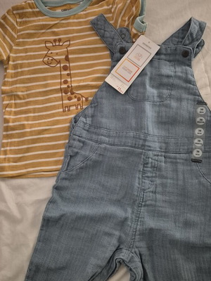 Orchestra baby set 2 pcs salopette and T-shirt new 92 cm