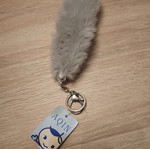 Keychain gray fur