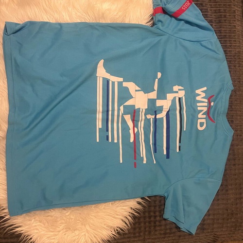 Technical T-shirt Athens Marathon used, size XXL/XL short sleeve sports