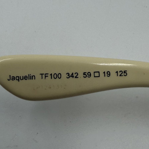 Tom Ford Jaquelin TF100 Ivory sunglasses used, made in Italy