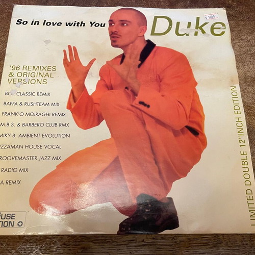 Duke So In Love With You 12" maxi single used, electronic