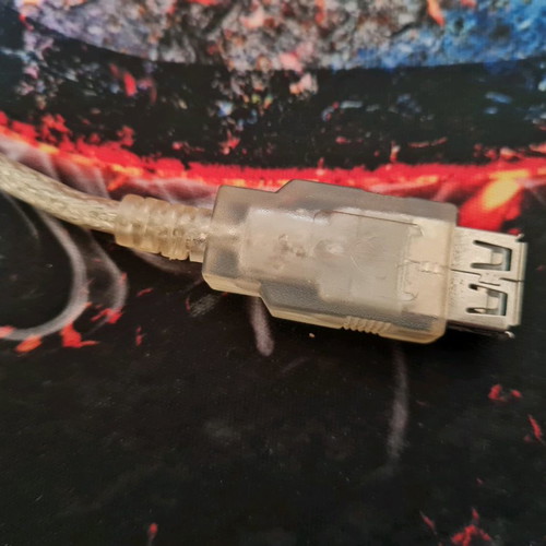 USB cable used with 2 male and 1 female connectors