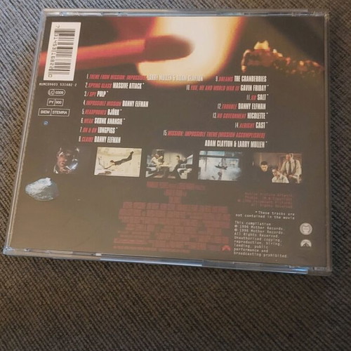 Mission Impossible Soundtrack CD like new