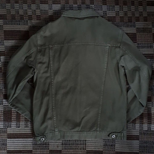 Jean jacket khaki like new, size XL