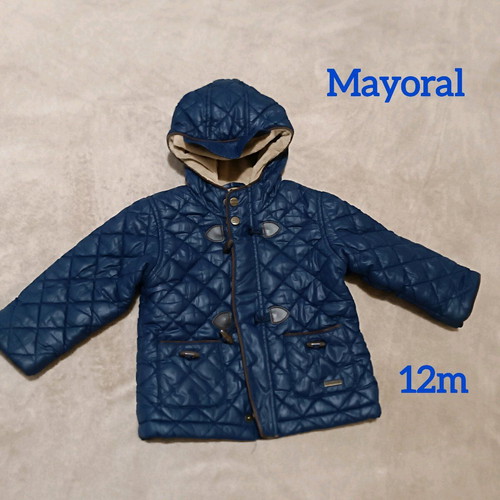 Quilted jacket for boy 12m like new