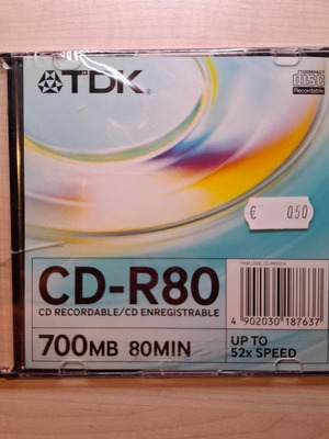 3 броя празни CD-R80 TDK