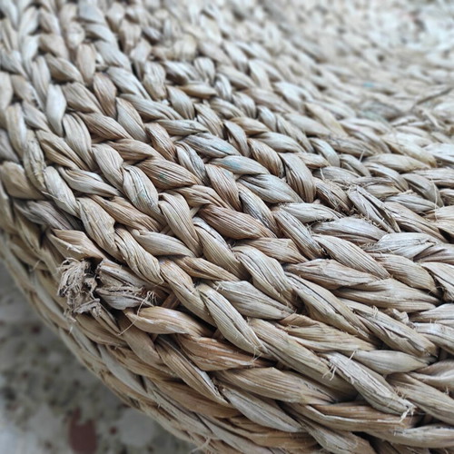 IKEA Alseda stool used, banana leaf material