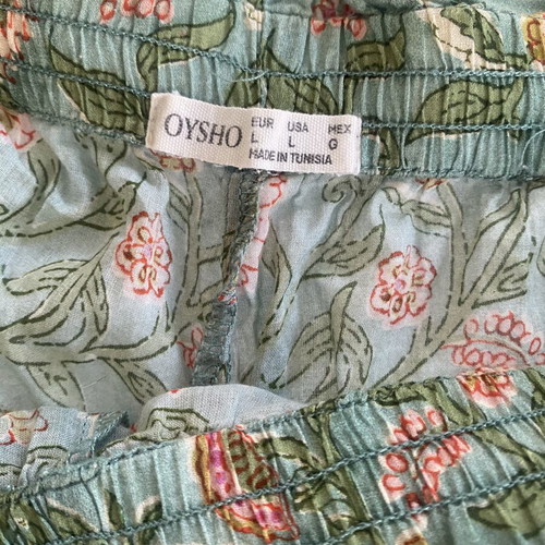 Sleep shorts ITM like new, sizes L and XL, multicolor green
