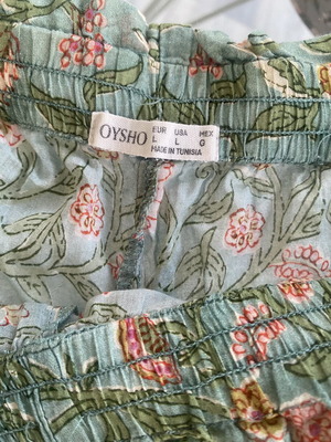 Sleep shorts ITM like new, sizes L and XL, multicolor green