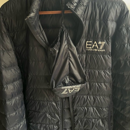 Emporio Armani Puffer Jacket blue, like new, size M