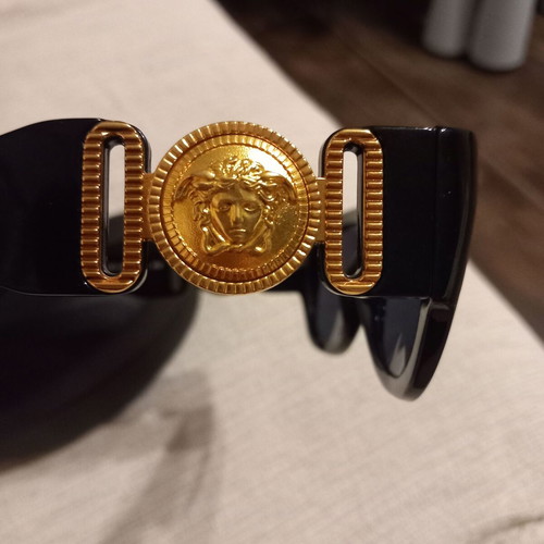 Versace sunglasses like new, vintage with gold decor