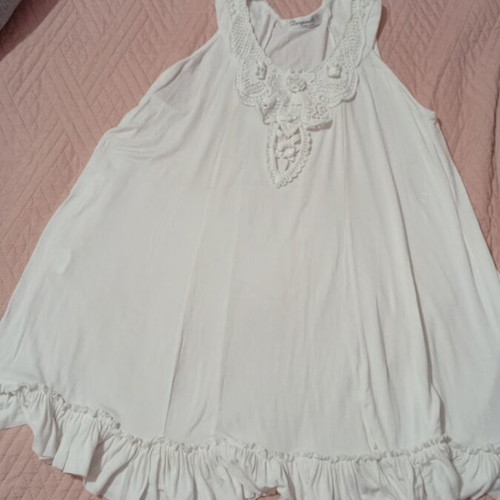 Derpouli blouse with lace, like new, size M