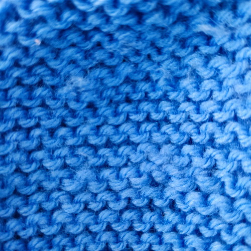Handmade children's hat blue cobalt, new, one size