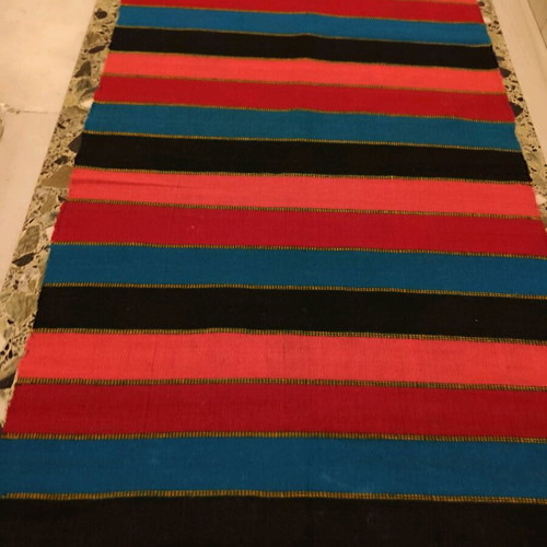 Handmade wool runner 2.20x0.67 like new