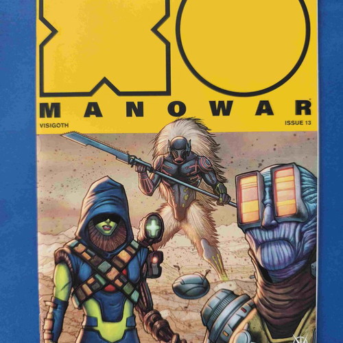X-O Manowar Vol 4 Issue 13 C Variant Cover comic used