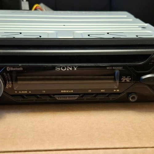Sony MEX-N4200BT Universal 1DIN Car Stereo with Bluetooth USB AUX and Detachable Faceplate