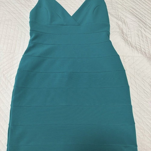 Mini Dress Silvian Heach turquoise size XS like new
