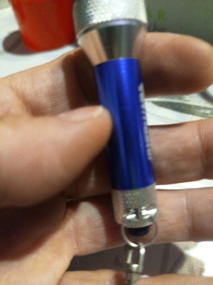 Promotional LED flashlight keychain new