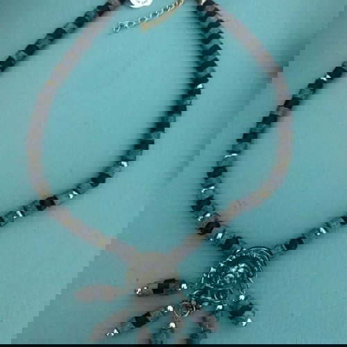 Κολιέ και σκουλαρίκια Ethnic χειροποίητα αντίγραφα κοσμημάτων των Μάγιας καινούργια