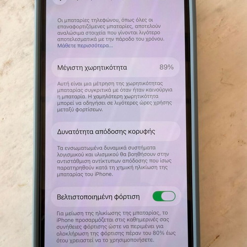 iPhone 13 Pro 128GB like new, blue, with 89% battery health