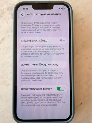 iPhone 13 Pro 128GB like new, blue, with 89% battery health