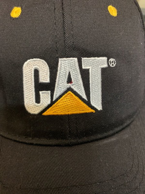 CAT καπέλο jockey σαν καινούργιο, μαύρο, XL