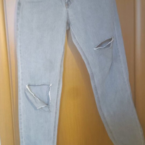 Salt & Pepper blue pants size M like new
