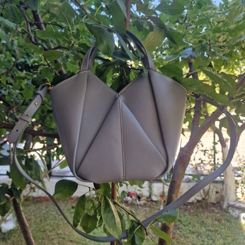 Women's bag new, white and gray, beautiful design