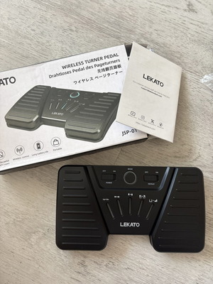 Lekato Wireless Bluetooth Page Turner Pedal