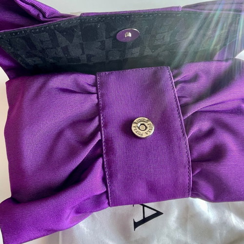 Furla women's clutch bag used, purple