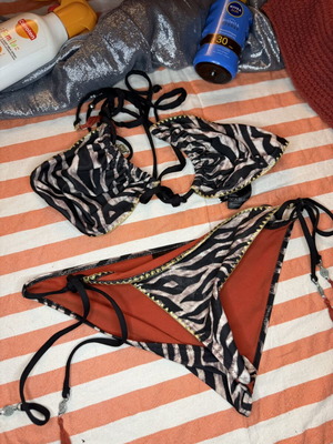 H&M Μπικίνι Σετ Zebra Print μέγεθος 44 σαν καινούργιο