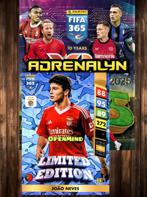 Κάρτα Joao Neves Limited Edition Fifa 365 2025 Andrenalyn XL καινούργια