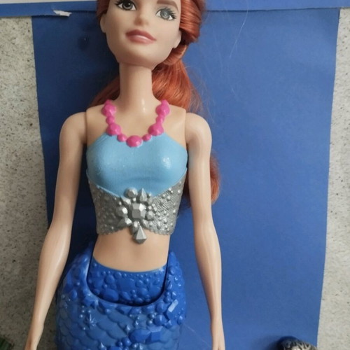 Barbie mermaids used, Barbie made to move and Chelsea